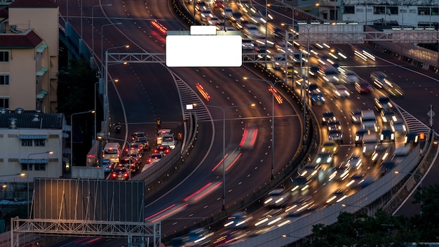 Cityscape and Night Road Light in Long Exposure – Free Stock Photo, Download Free