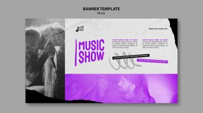 Music Show Banner Design Template – Free Download