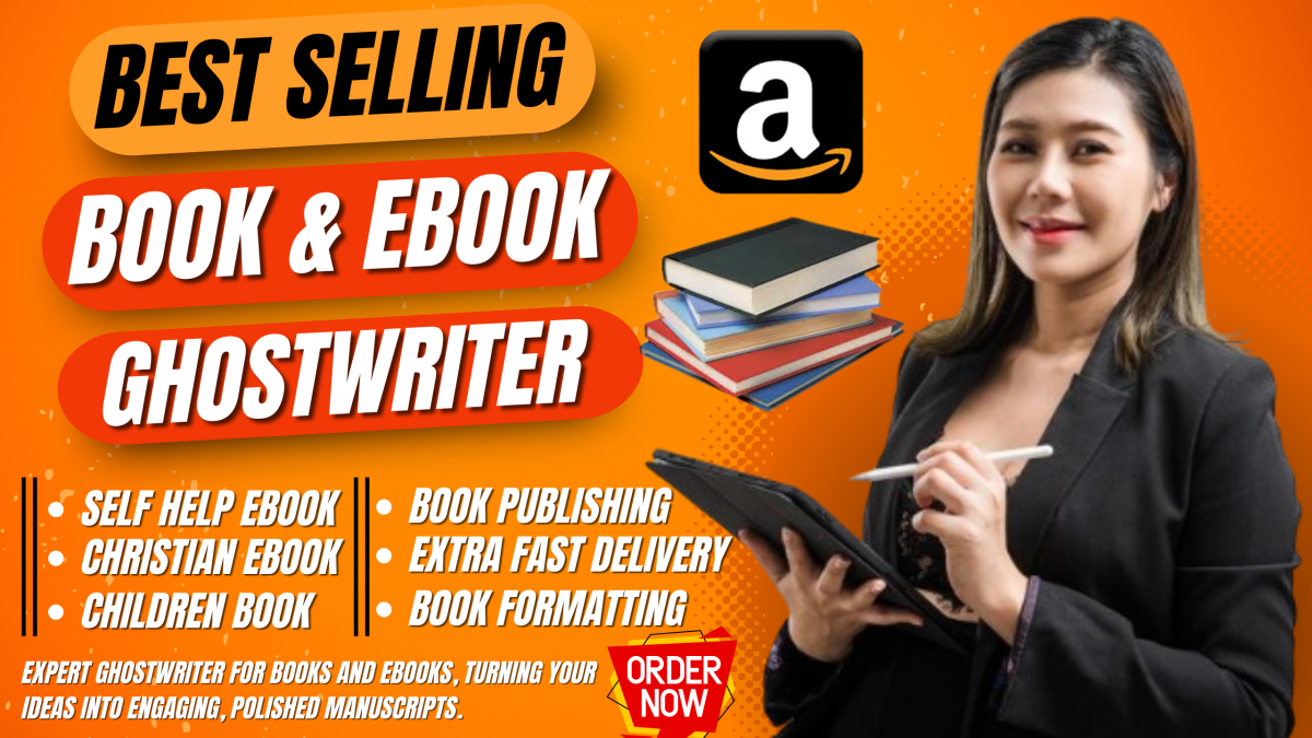 I Will Be Your Self-Help eBook Writer: Christian eBook, Romance Ghostwriter, Non-Fiction eBook