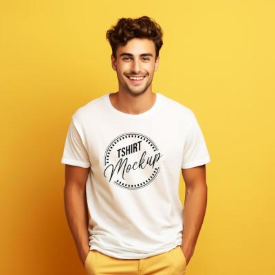 Basic White T-Shirt Guy – Free Stock Photo, Download Free