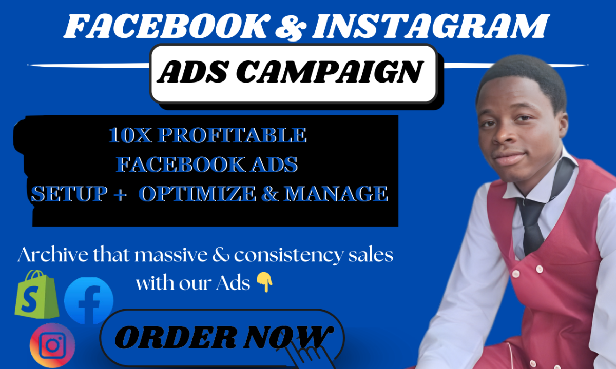 I Will Be Your Facebook Ads Campaign Manager and Run Effective FB & IG Advertising