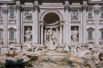 Trevi Fountain Details in the Heart of Rome, Italy – Free Stock Photo, Download Free