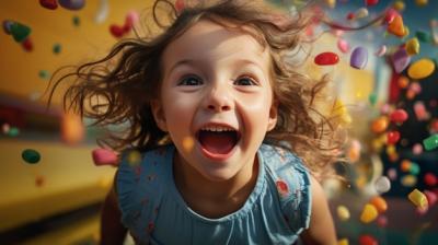 Joyful Moments of Kids Engaging in Party Games – Free Download