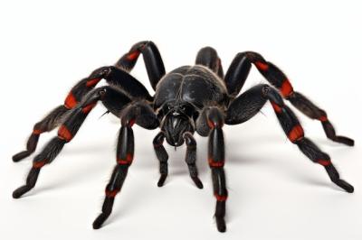 Close-Up of Tarantula Spider Isolated on White Background – Free Download