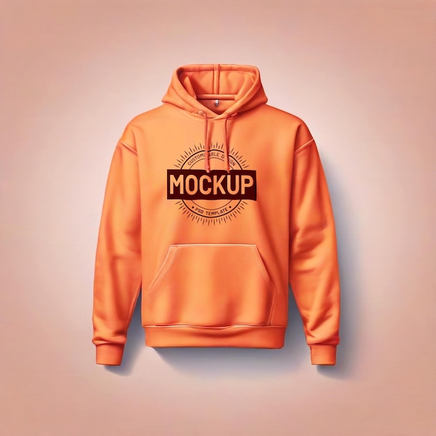 3D Hoodie Sweatshirt Mockup Design Template – Free Download