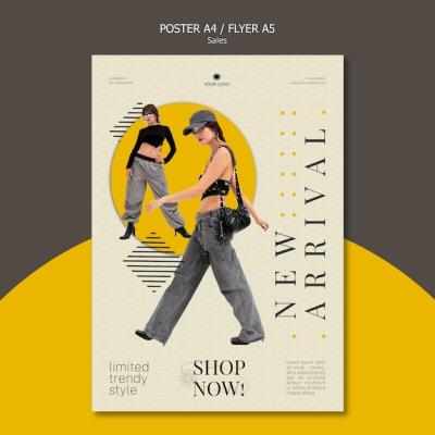 New Arrival Sale Template Design – Free Download
