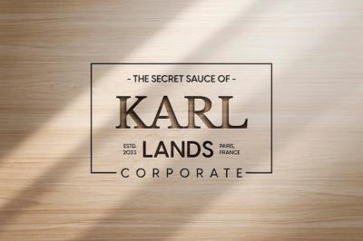 Wood Cutting Logo Mockup – Free Download