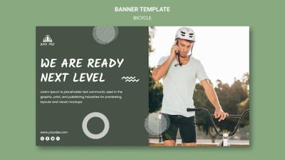 Bicycle Banner Template Theme – Free to Download, Free Stock Photo