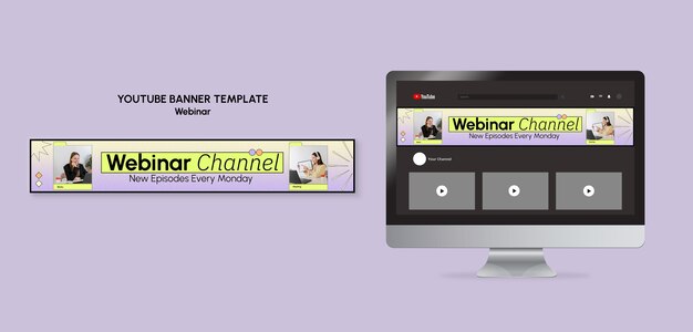 Gradient Webinar Template Design – Free Download