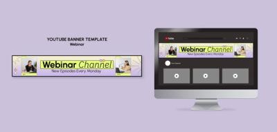 Gradient Webinar Template Design – Free Download