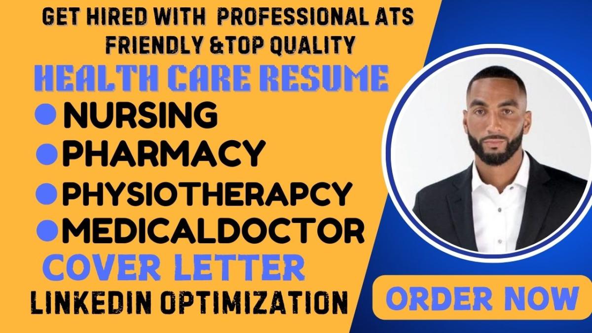 I Will Provide a Medical Healthcare and Nursing Resume Writing Service Delivered Within 12 Hours