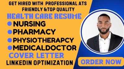 I Will Provide a Medical Healthcare and Nursing Resume Writing Service Delivered Within 12 Hours