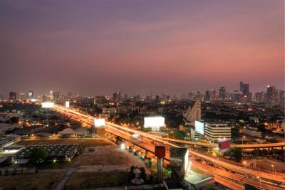 Stunning Nighttime Cityscape of Bangkok – Free Download