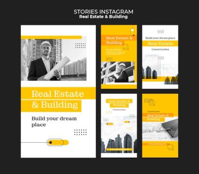 Real Estate and Building Template Design – Free Download