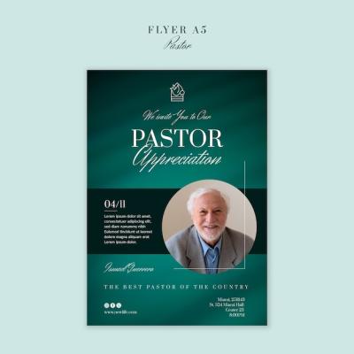 Pastor Template Design – Free Download for Stunning PSD Templates