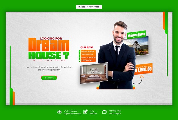 Real Estate House Property Web Banner Template â Free Download
