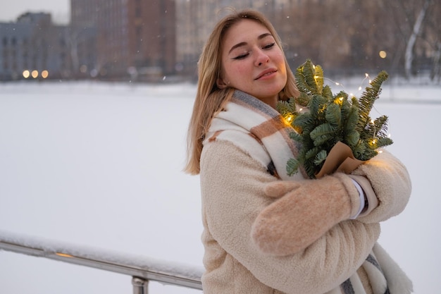 Beautiful Girl Posing on the Street in Winter Moscow – Free Stock Photo, Download for Free