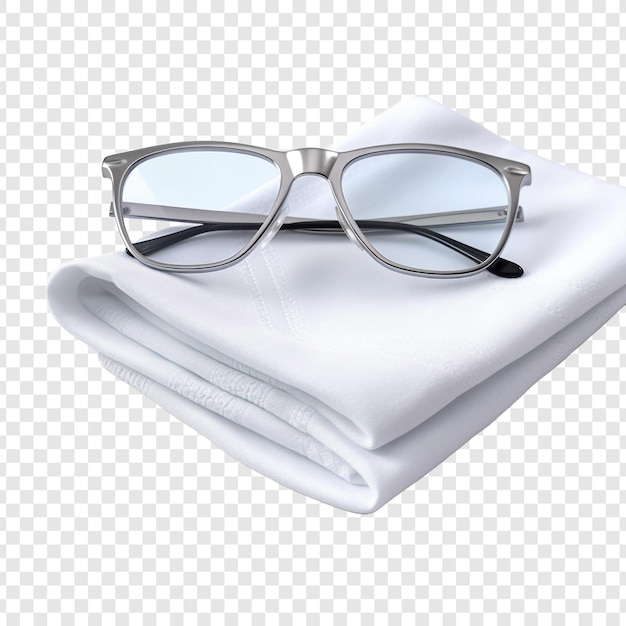 Cleaning Cloth for Eyewear Isolated on Transparent Background – Free Download