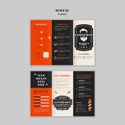 Barber Shop Service Template – Free Download