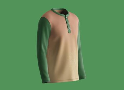 Polo Round Long Sleeve Mockup – Free Download