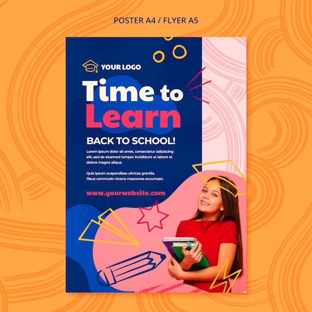 Back to School Template Design – Free Download