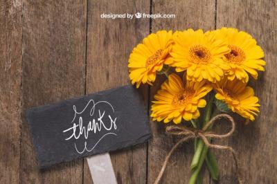 Flower Concept Sign – Free Download for Stunning PSD Templates