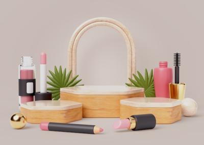 Beauty Sales Podium Background – Free Stock Photo for Download