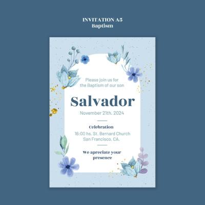 Baptism Celebration Template – Free Stock Photo for Download