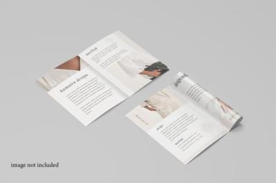 A4 BiFold Brochure Mockup – Free Download