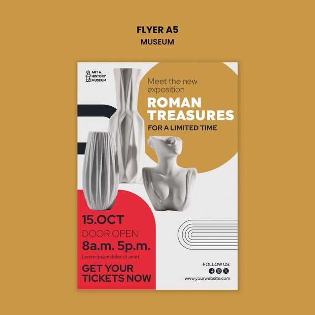 Museum Template Design for Stunning Displays – Free Download