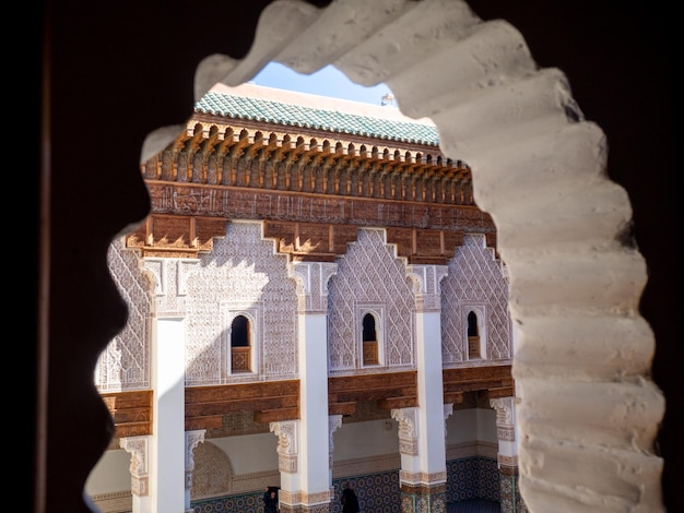 Medersa Ben Yousef Window Detail – Free Download Stock Photo