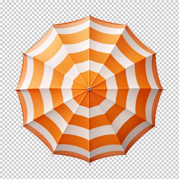 Orange and White Umbrella on Transparent Background – Free Stock Photo for Download