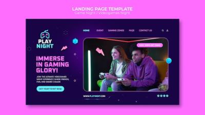 Game Night Template Design – Free to Download