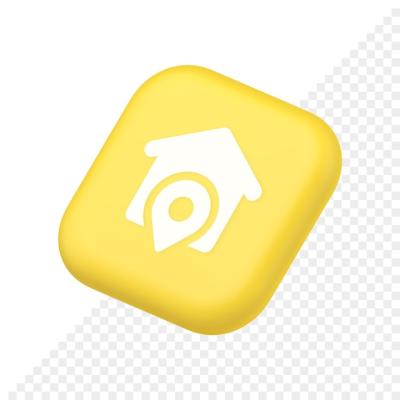 3D Isometric GPS Route Button for Distance Navigation and Address Direction – Free Download