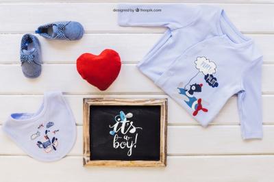 Baby Boy Mockup – Free Download, Free Stock Photo
