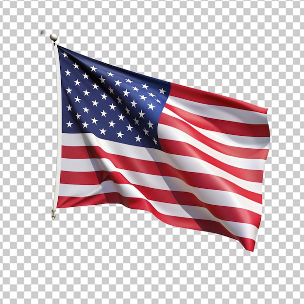 Patriotic Flag Fluttering in the Breeze – Free Stock Photo for Download