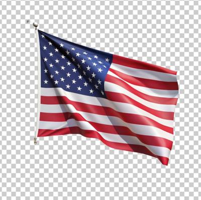 Patriotic Flag Fluttering in the Breeze – Free Stock Photo for Download