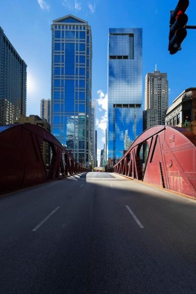 Chicago Downtown Bridge and Building, USA – Free Stock Photo for Download