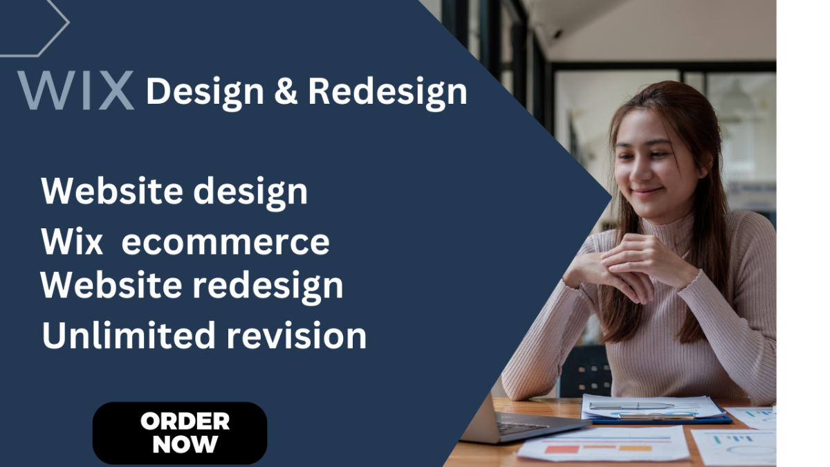 I Will Create a Wix Website Design, Redesign Wix Website