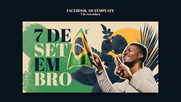 7 de Setembro Celebration Facebook Template – Free Download