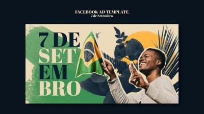 7 de Setembro Celebration Facebook Template – Free Download