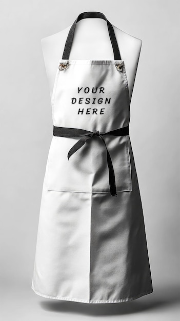 White Apron Mockup – Free Stock Photo for Download