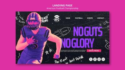 Super Bowl Template Design – Free Download