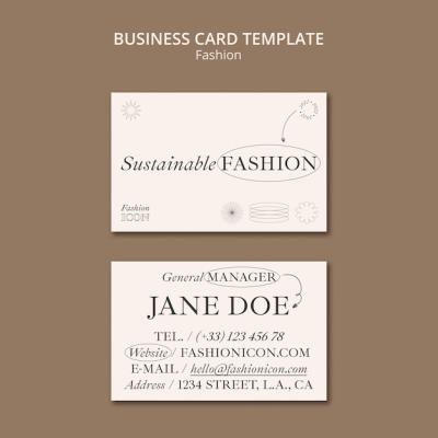 Flat Design Fashion Template – Free to Download