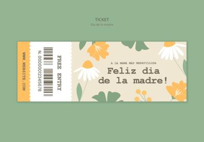 Dia de la Madre Template Design – Free to Download