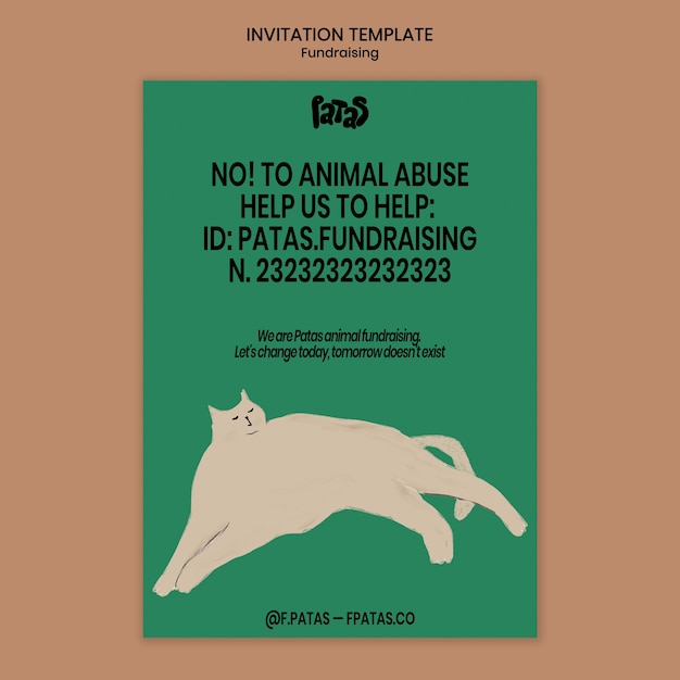 Fundraising Event Invitation Template – Free Download