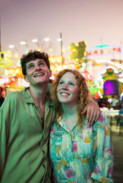 A Night Out at a Funfair with Friends – Free Stock Photo, Download for Free