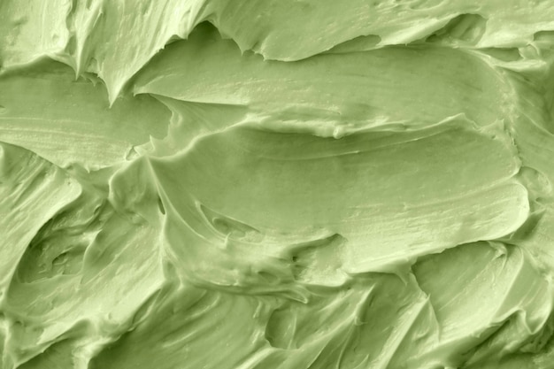 Close-Up of Green Frosting Texture Background – Free Download
