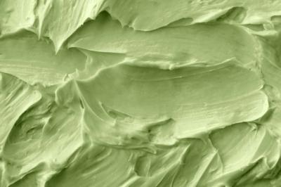 Close-Up of Green Frosting Texture Background – Free Download