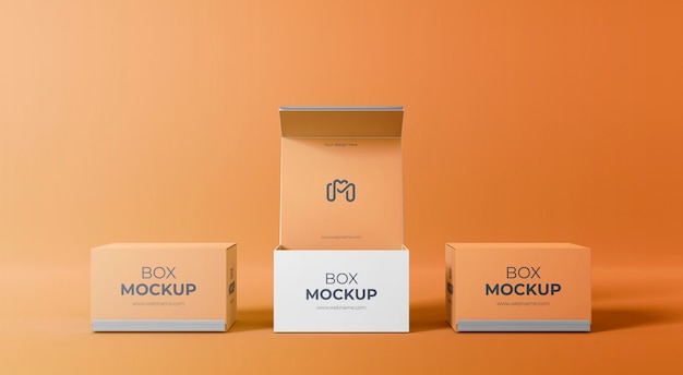 Minimalistic Cardboard Box with Magnetic Closure – Free Stock Photo, Download for Free